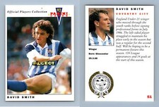 David Smith #51 Official Players Collection 1992 Panini Trading Card