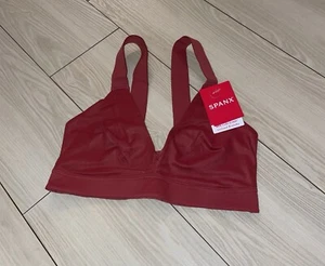 SPANX Smooth Bra-llelujah! Unlined Bralette WF Womens S Small Winter Rose Red - Picture 1 of 5