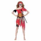 Halloween Womens Witch Doctor Costume Voodoo Black Magic Fancy Dress Outfit
