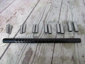 Snap-On 12pc 3/8" drive metric deep socket set 212SFMY (8-19 mm) - Bild 1 von 13