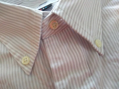 NWOT Jack Spade White Gray Stripe Button Down USA  XS M  Extra Slim  MSRP $225 - Image 1 of 4