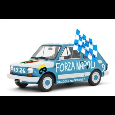Fiat 126 Personal - 1/18 Laudoracing - FORZA NAPOLI 3° SCUDETTO LM147FN - Immagine 1 di 4