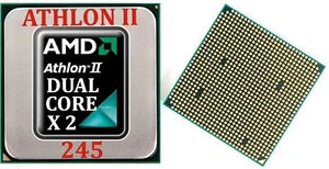 PROCESSORE SOCKET AM2+,AM3 ATHLON II X 2 DUAL CORE 245 _ 2,90 GHZ OEM TRAY CPU - Foto 1 di 1
