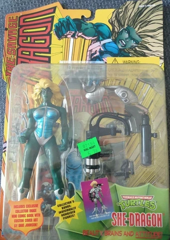 1995 Erik Larson's The Savage Dragon TMNT She-Hulk Plamates Action Figure Cover