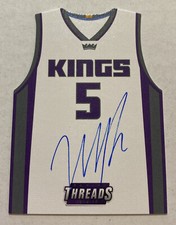 2016-17 Panini Threads Team Die-Cuts /199 Malachi Richardson #17 Rookie Auto RC
