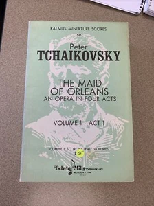Tchaikovsky The Maid Of Orleans Complete Opera Octavo Orchestra Score Unmarked - Picture 1 of 6