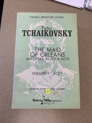 Tchaikovsky The Maid Of Orleans Complete Opera Octavo Orchestra Score Unmarked - Image 1 of 4