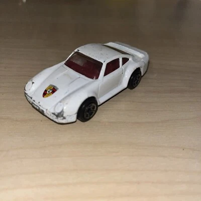 Caixa de fósforos usada Porsche 959 branca 1988 modelo de colecionador fundido resistente - Imagem 1 de 4