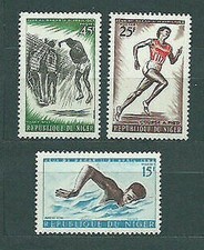 Niger - Posta 1963 Yvert 120/2 O Sport