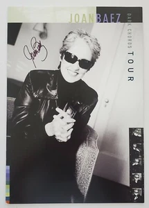 Libro de Conciertos Programa Gira Acordes Oscuros Firmado por Joan Baez 2003-04 Raro RAD - Imagen 1 de 7