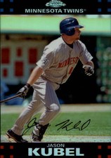 2007 (TWINS) Topps Chrome Refractors #220 Jason Kubel