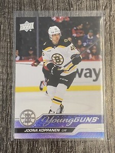 2023-24 Upper Deck Series 1 Joona Koppanen Young Guns 203 RC