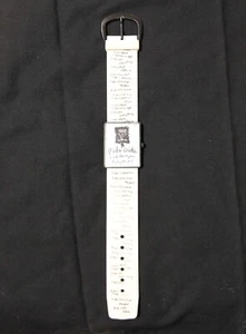 RARE Vintage Fido Dido White Wrist Watch 1985 Japan Movement - New Battery - Picture 1 of 11