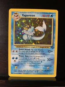 Pokémon TCG Vaporeon Dschungel 12/64 Holo Unlimited Holo selten - Bild 1 von 2