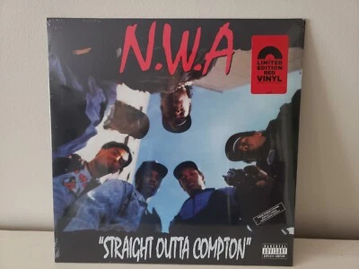 NWA STRAIGHT OUTTA COMPTON VINYL NEW! LIMITED RED LP! DR. DRE, EAZY E, ICE CUBE! - Image 1 of 4