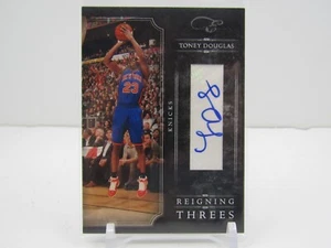 TONEY DOUGLAS 2010-11 BLACK BOX REIGNING THREES AUTOGRAPH AUTO #15/49! KNICKS!! - Picture 1 of 2