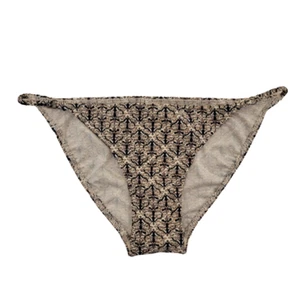 Zimmermann Bikini Swim Bottom Size 6/8 White Tan Black Side Rings NEW NWT $255 - Picture 1 of 8