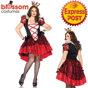 CA1582 Leg Avenue Royal Queen of Hearts Book Week Dress Up Plus Womens Costume - Picture 1 of 4