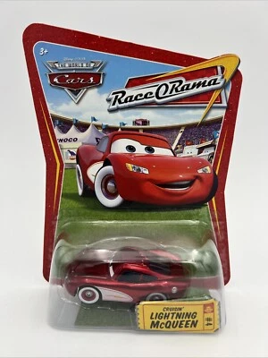 Disney Pixar The World Of Cars Cruisin' Lightning McQueen #04 Race O Rama Foto 1 de 4