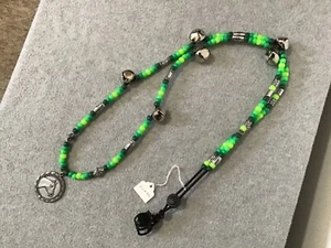 OOAK Horse Rhythm Beads Adjust Sz #395 - Strong Silver Metal Horsehead Pendant  - Picture 1 of 3