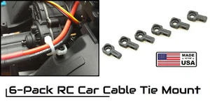 RC Auto Kabelmanagement - Kabelbinder Schraubbefestigung für kleine Zip Binder - Bild 1 von 2