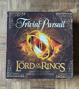 🔥Lord Of The Rings Trivial Pursuit Movie Trilogy Collectors Edition Unused 🔥