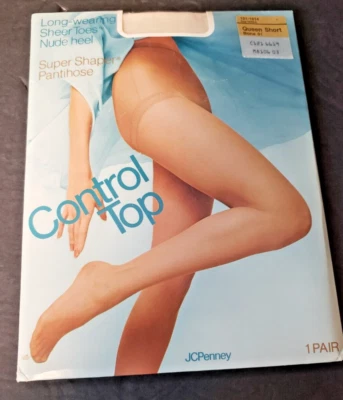 Pantalones cortos JC Penney de control transparente Super Shaper Bone 81 Queen nuevos Foto 1 de 3