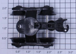 K-Line K5000-1X Plastic 4-Wheel Coupler Truck - Picture 1 of 4