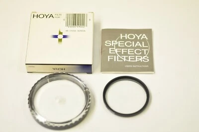 Hoya 49mm Cross Screen( 4-point)filter. New. - Image 1 of 4