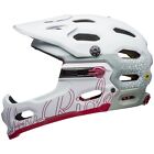 Bell Super 3R Joy Ride MIPS Matte White/Cherry Large Womens Mountain Bike Helmet