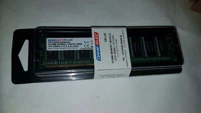 DANE-ELEC Value 512MB PC3200 400MHZ 184PIN CL3 DDR Memory - Image 1 of 4