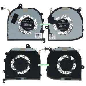 New Dell XPS 15 9570 7590 Precision 5530 CPU & GPU Cooling Fan 008YY9 + 0TK9J1 - Picture 1 of 3