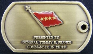 US Central Command General Tommy R Franks CENTCOM Challenge Coin - Bild 1 von 2