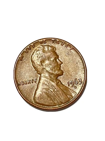 1963 D Lincoln Memorial Cent Close 'AM' Cover