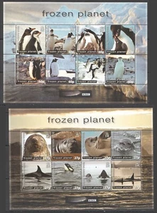 K0619 2011 BRITISH ANTARCTIC TERRITORY FROZEN PLANET BBC #545-560 2KB MNH - Picture 1 of 1