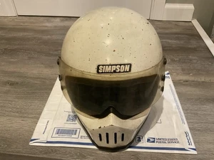 ORIGINAL 70ER JAHRE AUTO MOTORRAD RENNHELM SIMPSON SNELL '75 - Bild 1 von 11