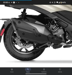 Silenziatore scarico completo Piaggio MP3 530 Hpe Exclusive Modello 2024 - Foto 1 di 4