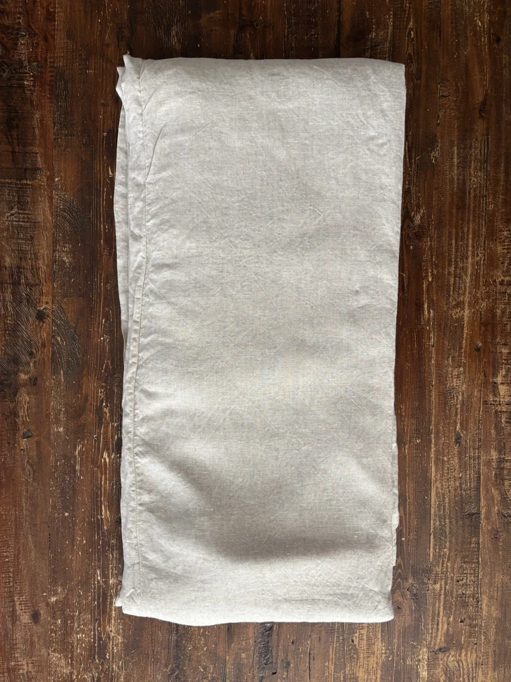 Hotel Collection Beige 100% Linen King Duvet Cover Only - Image 1 of 4