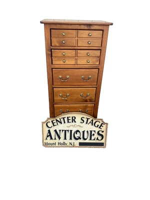 65846 Pine Lingerie High Chest Dresser - Image 1 of 4