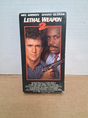 Lethal Weapon 2 (VHS,1989) Mel Gibson Danny Glover, Joe Pesci, Action, Cops Rob - Image 1 of 4