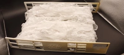 VTG White Trim Lace 14 Yards by 2 Inches Wide Nylon Blend - Image 1 of 4