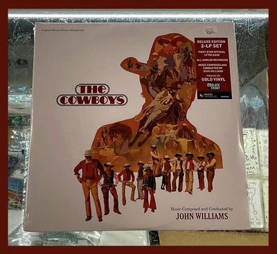 The Cowboys OST By John William 2xLP On Gold Colored Vinyl Outlaw Country Score - Image 1 of 4