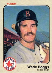 1983 Fleer Wade Boggs Rookie Lot -2 Cards! HOF! Red Sox Great! - Picture 1 of 4