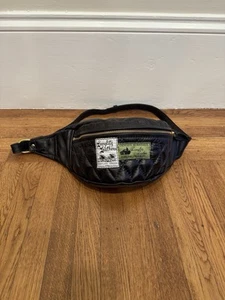 Langlitz Leathers Waist Bag Hip Hugger Black Horsehide - Picture 1 of 5