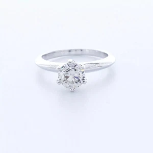 Solitär Verlobungsring klassisch 14K Gold 1,26 ct rund Lab-gezüchtet Diamant F VS1 - Bild 1 von 5