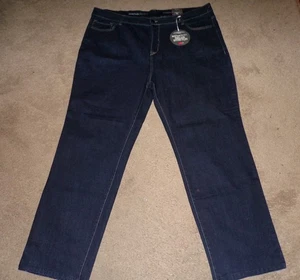 NEU AVENUE DENIM GERADES BEIN DELUX STRETCH DAMEN JEANS GRÖSSE 24 DURCHSCHNITTLICH NEU MIT ETIKETT - Bild 1 von 7