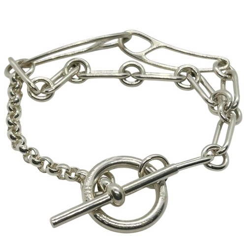 HERMÈS Bracciale HERMES Chaine d'Ancre Banca 925 P0037564