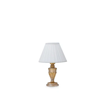 Lampade Da Scrivania - Ufficio Classico Firenze Metallo Oro 1 Luce E14 - Immagine 1 di 2