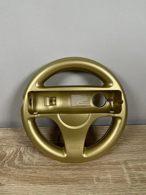nintendo wii gold wheel club nintendo exclusive golden handle - Image 1 of 4