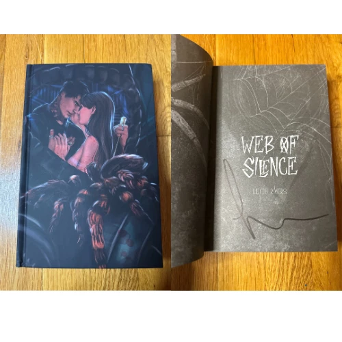 Dark & Disturbed Signing Exclusive of Web of Silence Duet by Leigh Rivers SIGNED - Image 1 of 4